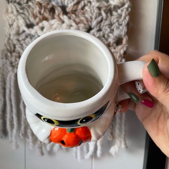 Mummy with Pumpkin Halloween Mug NWT - Picture 3 of 5